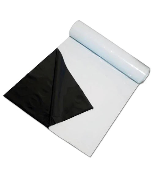 Plastic Hydro Film Blk/Wht 250UM 3m Width - HYROLEAF