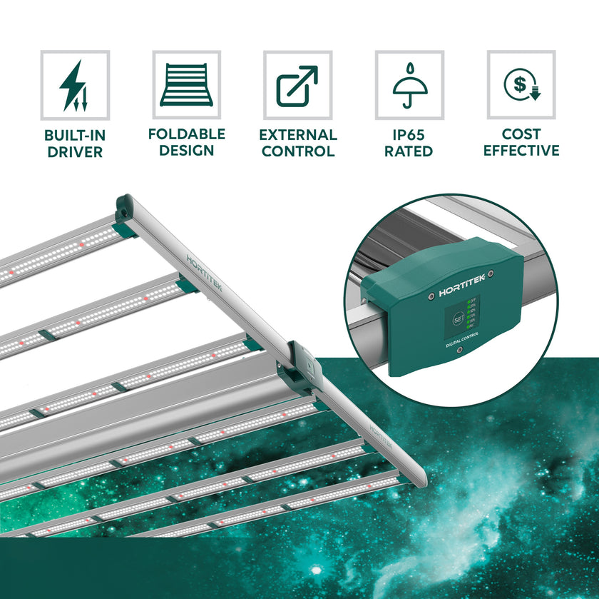 Hortitek Six Bar 620w LED Grow Light - HYROLEAF