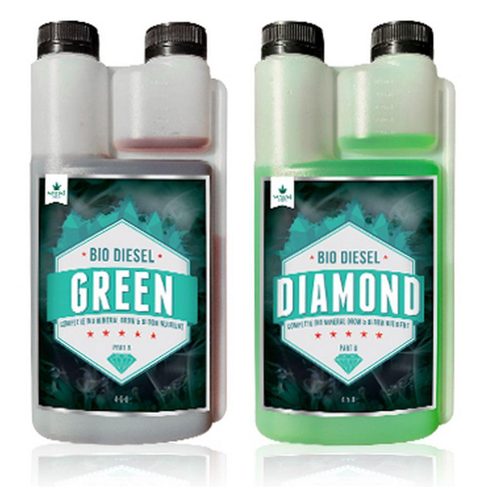Green Diamond Set AB | Organic Base Nutrients | 1L 5L 20L